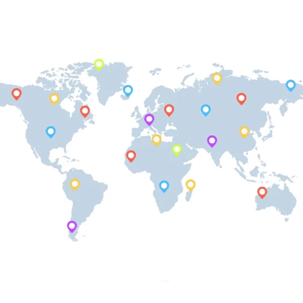 Global supply network of Mahavir Spinfab yarn manufacturing clients