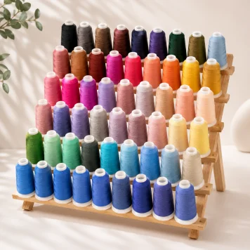 Coloured sewing and stitching thread range by Mahavir Spinfab